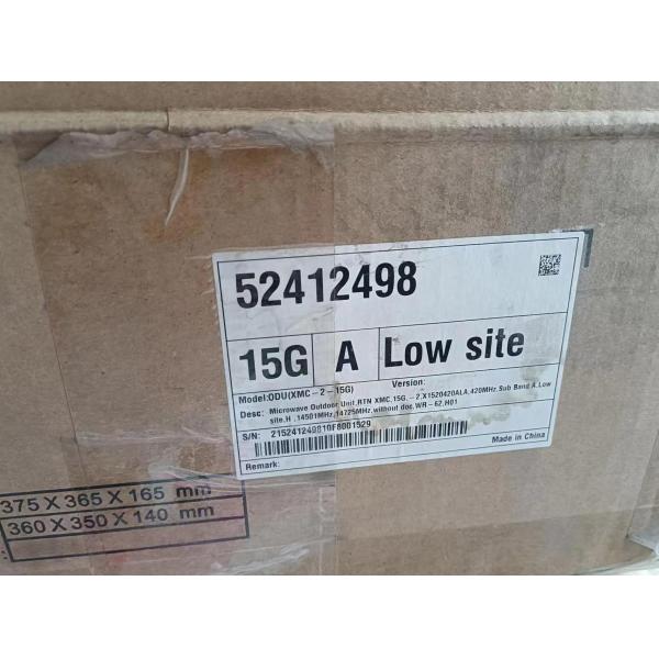 15G Microwave IDU ODU XMC RTN 905 RTN XMC 15G-2 Code 52412511 52412522 52412498 52412499