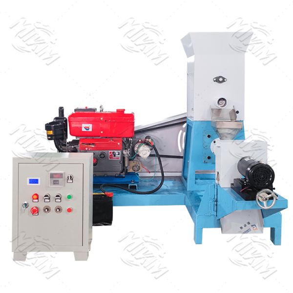Diesel Powered floating fish food pellet making machine Fish Farm Use Aquatic Floating Fish Feed Processing Machines Pellet Making Mill for Sale