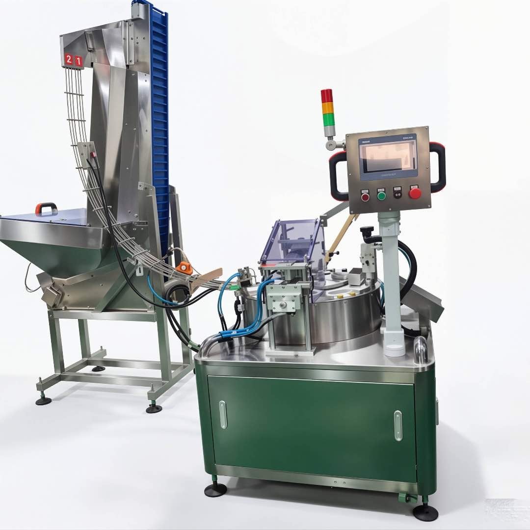 High-Speed Automatic Cap Assembly Machine With Integrated Cap Lifter   | 2,500 CPH