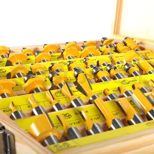 70pcs 1/2 12.7mm シャンク 木工 フレッシング カッター セット トルンステン カービッド 木 ルーター ビット エンド ミル