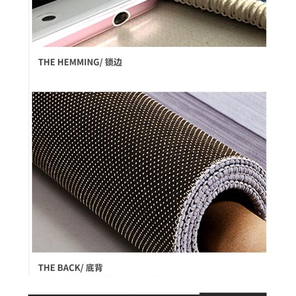 Crystal Velvet Fashion Bedroom Floor Carpets Large Dining Room Rugs OEM