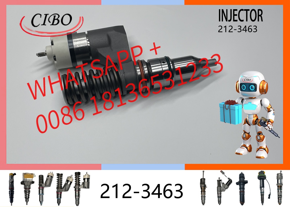 original 212-3463 Common Rail Fuel Injector for C10 C12 Diesel Engine Excavator Parts Replacement for OEM 10R-0963 212-3462 212-3467 Injector Nozzle original new injector