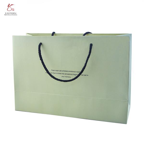 CMYK Recycled Printed Paper Shopping Bag For Toothpaste