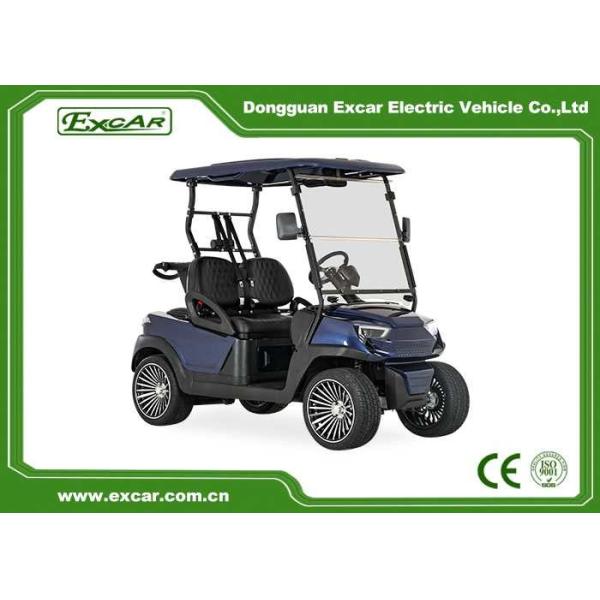 Тележки гольфа места свинцовокислотной батареи электрические 2, тележки гольфа новой модели 48v электрические