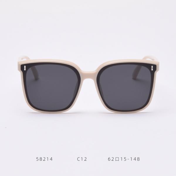 Ultralight TR Polarized UV Resistant Frida Square Rimmed Sunglasses