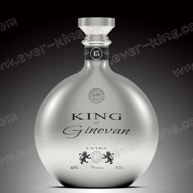Бутылки ликера бесцветного стекла ISO9001 500ml для коньяка