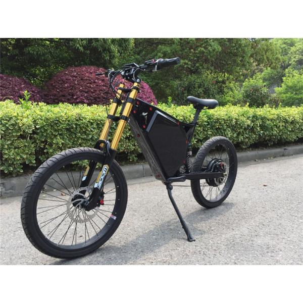 Long Range Powerful Electric Bike Full Suspension / E Bike Mountainbike 25-40km/H Speed