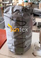 Tissu de fibre de verre de silice de fibre d'E-verre haut pour la couverture d'isolation