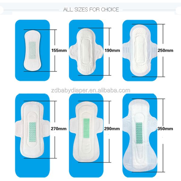 Hot Selling Good Quality Shiny Girl Brand Ladies Sanitary Napkin for Night Use