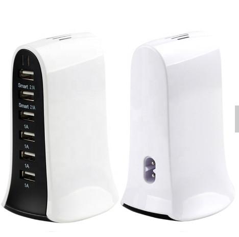 6 In 1 Desktop Charging Station 100-240V   High Temperature Resistance