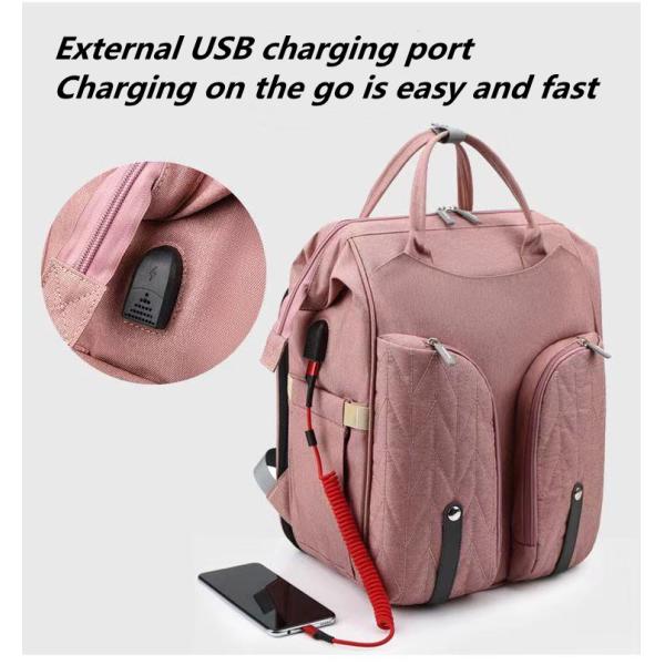 Удобная сумка мамы перемещения сумки пеленки мамы полиэстера 600d со шпаргалкой