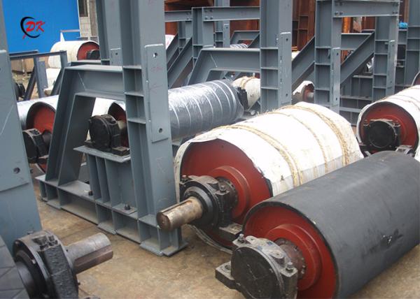 Conveyor Belt For Wood Chips Roller Heavy Duty Steel Drive Pulley