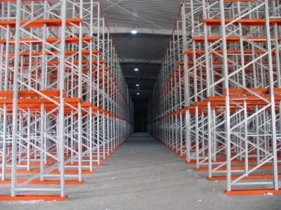 Multiple Level Drive In Warehouse Racking Storage Solution For Cold Chain Logistics