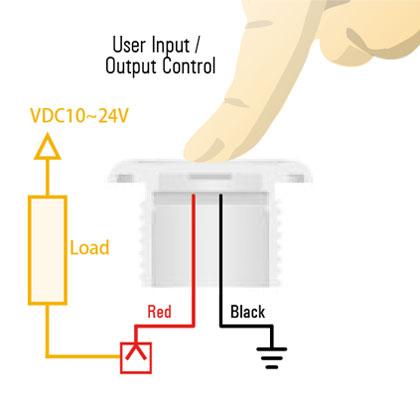 Переключатель касания держателя панели 12v IEC529 IP68 19mm мгновенный Piezo