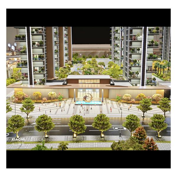 Real Estate Architectural Scale Model High Precision LED Architecture Miniature Models