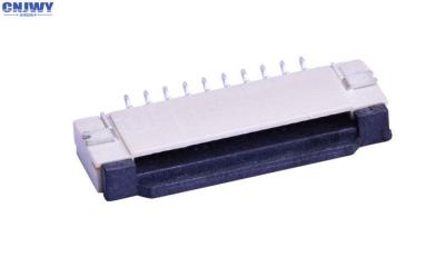 Horizontal Contact FPC Cable Connector 1.0 Mm  For Electronic Equipment