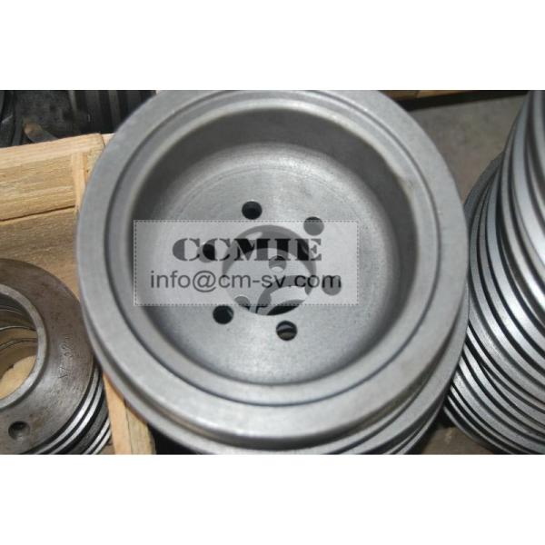 Power Transmission Electric Motor Pulley , Cummnis Engine Assembly Round Belt Pulleys