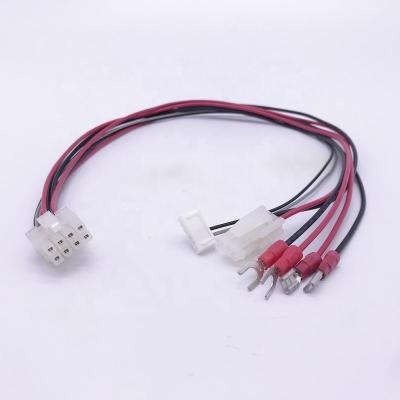 Arnês de fio de plástico para JST SH 2 pin 4 pin montagem de cabo personalizado e conector automático