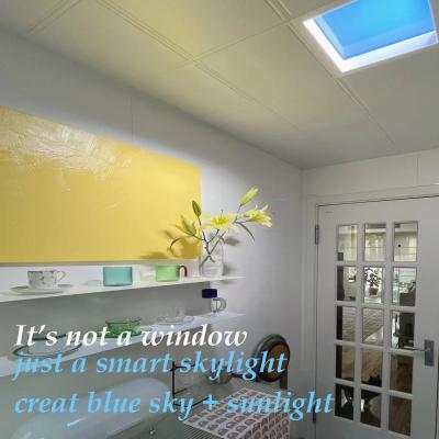 A claraboia livre UV do falso do diodo emissor de luz almofada a terapia artificial do céu azul de ritmo circadiano da luz do dia