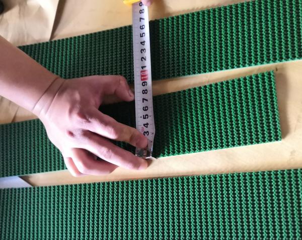 Correia de Pvc do transporte de 4 dobras para o transporte industrial da transformação de produtos alimentares