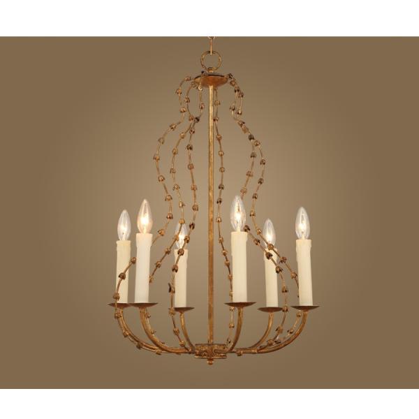 Country Rod iron chandelier lighting (WH-CI-50)