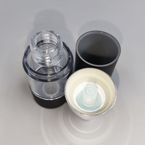 Hot Sale 15ml 30ml 50ml Airlesss Pump Bottle Wholesale Factory High Quality for Personal Care Plastic