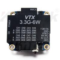 3.3G 6W Vidéo émetteur 3.3Ghz FPV VTX 8 canaux Transmission audio vidéo longue portée
