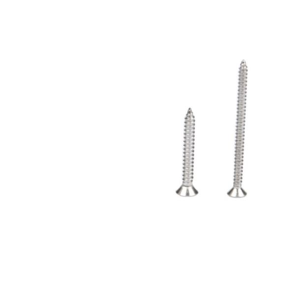 Self Tapping CSK Flat Head Chipboard Wood Screw 304 316 Stainless Steel for Plastic Metal in INCH Measurement System
