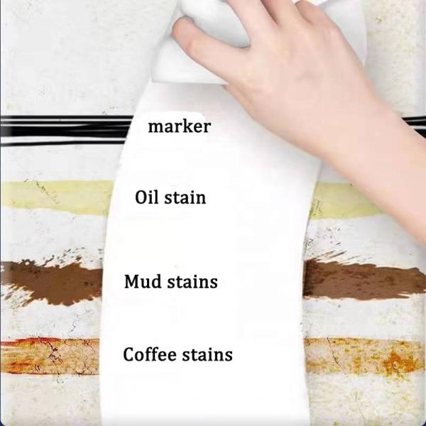 Éco-Safety Magic Sponge - mousse de mélamine ultra-absorbante et cellulose comprimée pour les taches résistantes