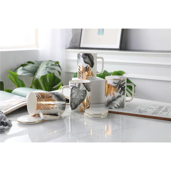 6.8oz 200ml Eco Friendly Bone China Tea Cups Low Water Absorption