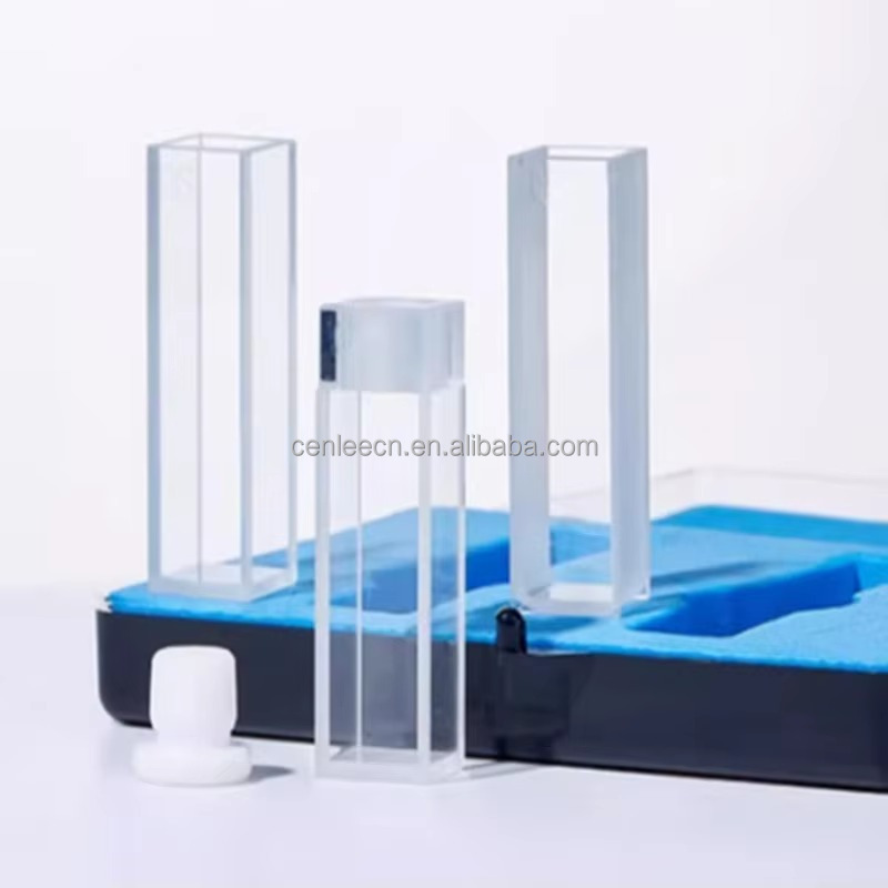 2pcs/set Factory High-transmittance Cuvette Quartz Cell Cuvette Laboratory 5mm 10mm 20mm 30mm Cuvette
