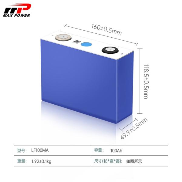 Утверждение CB батареи 3.2V 100Ah ROHS KC фосфорнокислого железа лития хранения Lifepo4 солнечной энергии