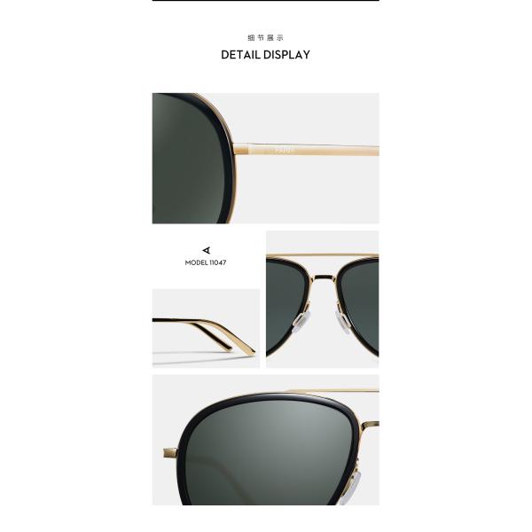 TAC Polarized Aviator Sunglasses , Polarised Glass Sunglasses Black Pink