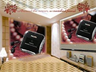 Leitor de mp3 de Philip SA028