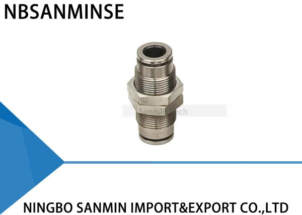 MPM Pneumatic Air Fittings Tube Bulkhead Union Fitting Quick Connect Pneumatic Fittings