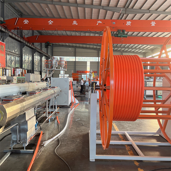 Automatic HDPE COD Silicon Core Multi Duct Pipe Extrusion Line for Underground Fiber Optic Cable Protection