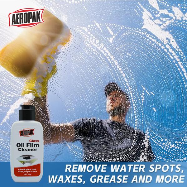 120g Oil Film Glass Cleaner for Car Windows 3 Year Shelf Life
