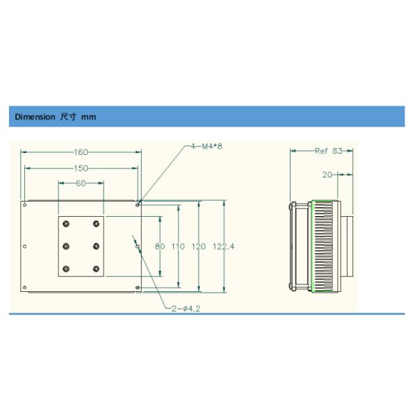 Thermoelectric Fermentation Tank Peltier Plate Cooler 24VDC For Medical Equipment