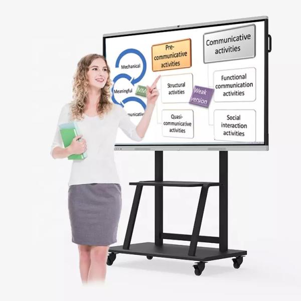 HDFocus 65 Inch Smart Board , IR Touch Interactive Teaching Board