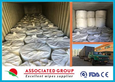 O agregado familiar Mesh Spunlace Nonwoven Fabric Wet limpa o antibacteriano