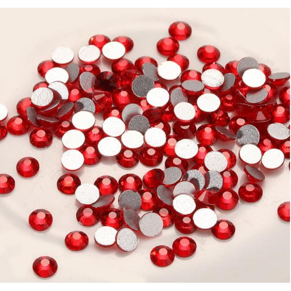 Medalla de manicura redonda Piedras del Rin Joyería Ropa Transparente Piedras del Rin