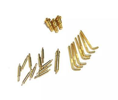 PCB Mount Magnet Right Angle POGO Pins USB Male 20u'' Spring Loaded Contact