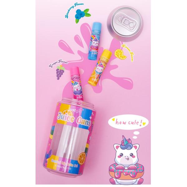 Fruit Flavor Lip Balm Moisturizing Lipstick Base Cute Anti-Cracking Natural Original Chapstick Lip Balml Set