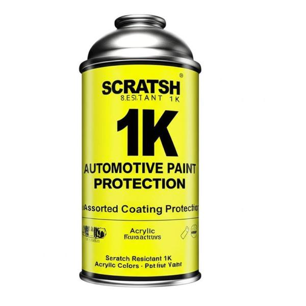 Scratch Resistant 1K Automotive Paint Assorted Colors Acrylic Coating Protection
