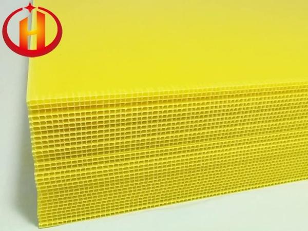 Custom Non Toxic Durable Yellow Correx Sheets Fireproof