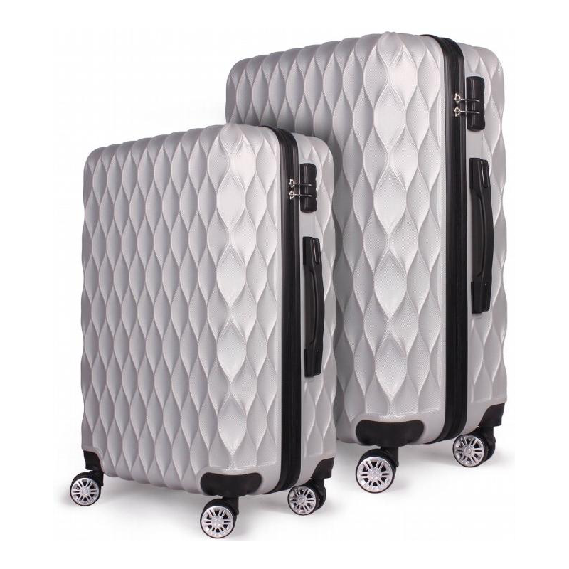 Lightweight Hard Shell Abs Pc Suitcase 71cm Travelling Bags With Wheels For Ladies
