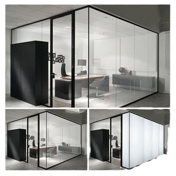 Privacy Adjustable PDLC Smart Glass Film with Safety Laminated Tempered Glass in Custom Sizes for Homes and Hotels