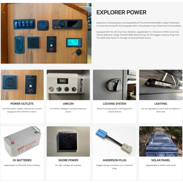 NJSTAR EXPLORER OFFROAD TRAVEL Кэмперный трейлер