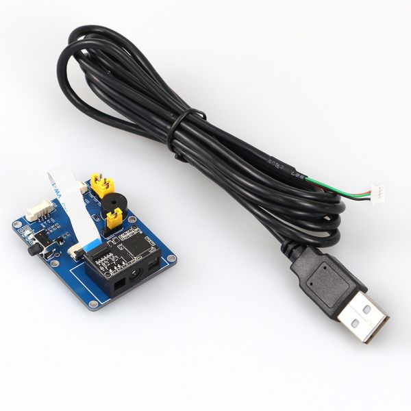 YJFIRST QR Code Reader White LED Barcode Scan Engine Mini Automatic Induction 1D 2D Barcode Scanner Module