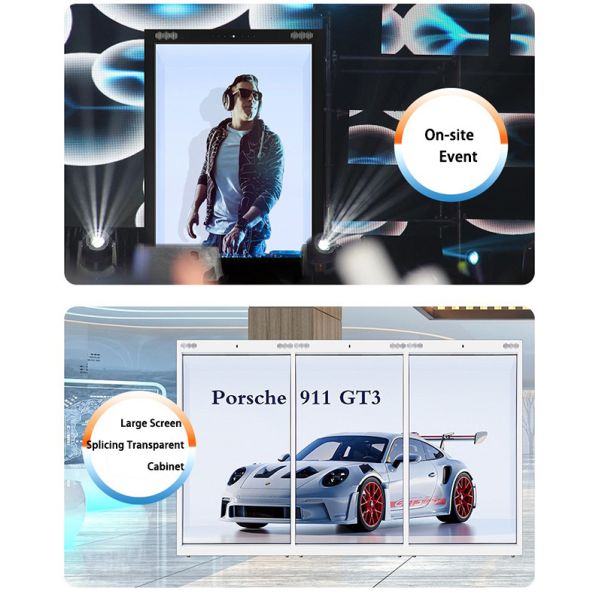 86 inch AI Virtual Digital Human 3D Interactive Hologram transparent screen display 3D Indoor Holographic Box with Holographic Fans
